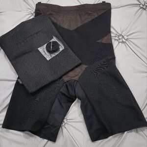 NEW Honeylove SuperPower Short in Runway XL Shapewear Shorts STRAPS & WASH BAG